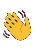 Wave Hello Sticker by Adbros