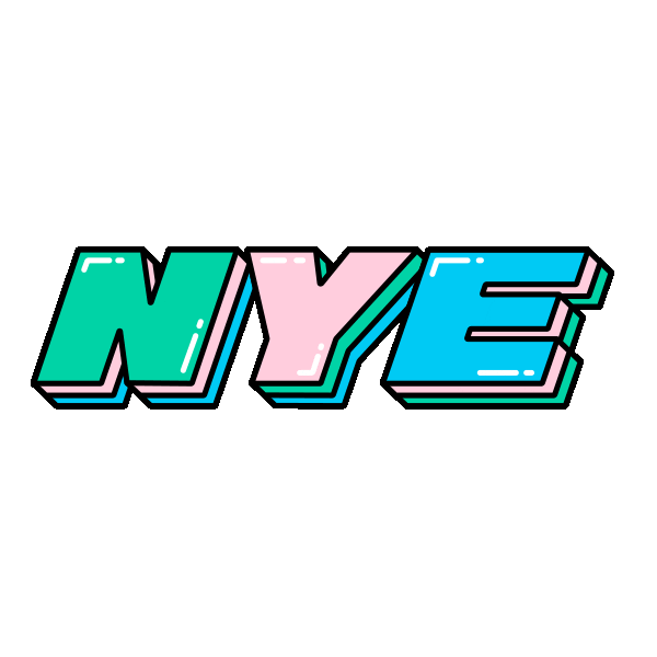 Celebrate New Year Sticker