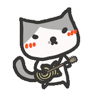 Rock Guitar Sticker by yomoyeah