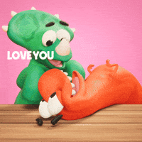 Love You Laughing GIF by Claynosaurz