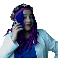 Hello Sticker by Nanny Thaty