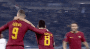 celebrate champions league GIF by AS Roma