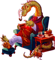 smart dragon Sticker