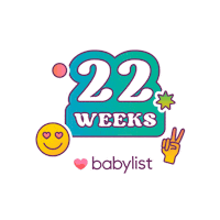 Baby 22 Weeks Sticker by Babylist