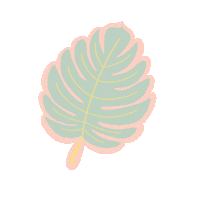 lettersbyshells calligraphy leaf hand lettering modern calligraphy Sticker