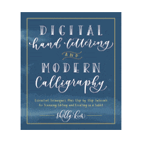 lettersbyshells modern calligraphy shelly kim letters by shells digital hand lettering and modern calligraphy Sticker