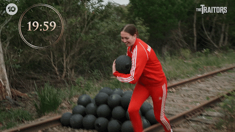 Fun Run GIF by The Traitors Australia