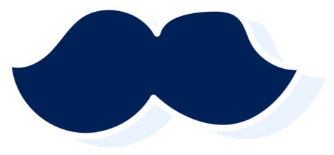 Men Moustache Sticker by cellublue