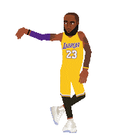 Lebron James Dancing Sticker by SportsManias