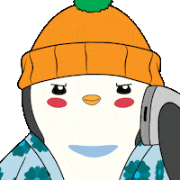 Pump It Crypto Sticker by Pudgy Penguins