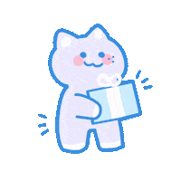 Cat Birthday Sticker