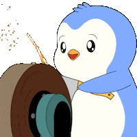 Working Work Work Work Sticker by Pudgy Penguins