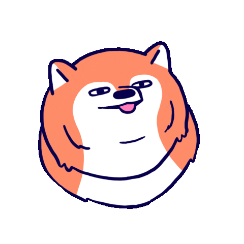 shiba inu dog Sticker by BuzzFeed Animation