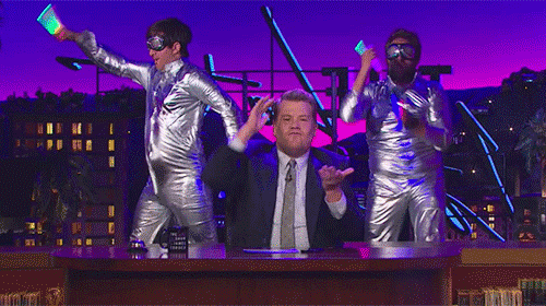 happy cbs GIF by The Late Late Show with James Corden