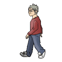 thegoodluckcats cats walk egypt detective Sticker