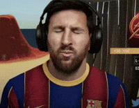Visca Barca Messi Laugh GIF
