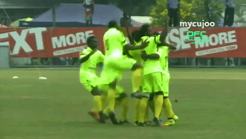 Ofc Champions League Celebration GIF by ELEVEN SPORTS