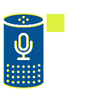 thisisyo1 radio york smart speaker yo1 radio Sticker