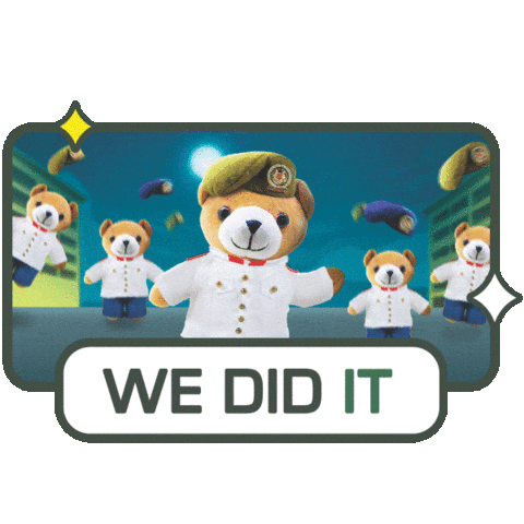 Teamwork Sticker by Our Singapore Army