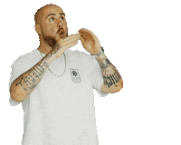 NNOC damn whoa deutschrap WHOAAA Sticker