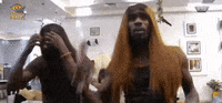 BigBrotherNaija neo baddie bbnaija hair brush GIF