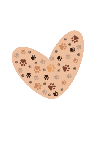Dog Heart Sticker