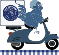 chickenpicnic food hungry eat chicken Sticker