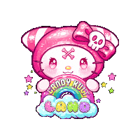 Rainbow Mascot Sticker by Candy Kult Land