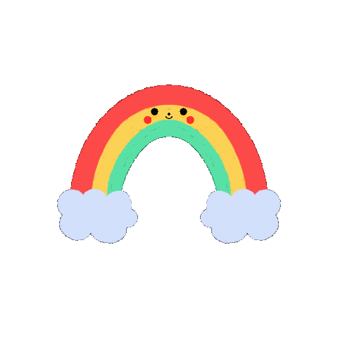 Happy Rainbow Sticker