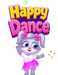Happy Lets Go Sticker by Lucas and Friends by RV AppStudios