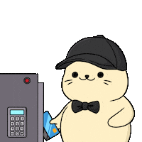 Invest Credit Card Sticker by Sappy Seals