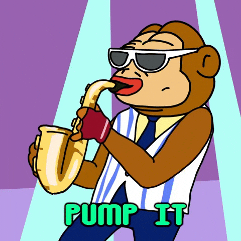 Pump It Crypto GIF by Ponke