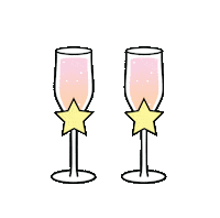 Glasses Drinks Sticker by JustFab