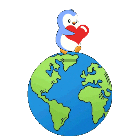 Travel Love Sticker by Pudgy Penguins