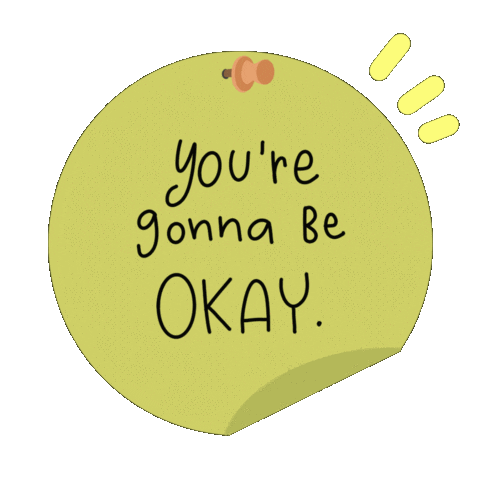 Everything Will Be Ok Thumbs Up Sticker by Demic
