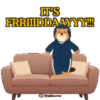 Its Friday Dancing Sticker by WorkBeaver