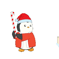 Santa Claus Christmas Sticker by Pudgy Penguins