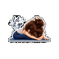 Let It Go Relax Sticker