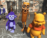 Happy Winnie The Pooh GIF by Raena AI