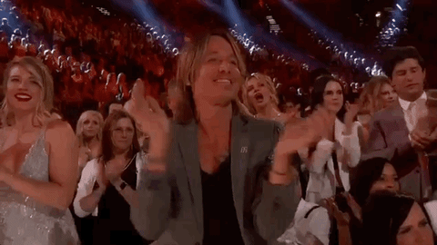 Keith Urban Clapping GIF by Academy of Country Music Awards