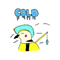 Winter Chill Sticker by Dovemania!