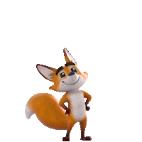 Fox Strider Sticker by K12