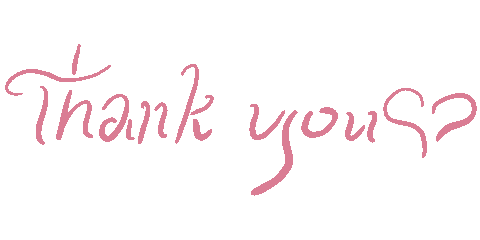 Thanks Thank You Sticker by isuta