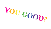 Good Vibes Rainbow Sticker by IRENEISGOOD LABEL