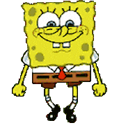 Happy Bob Esponja Sticker