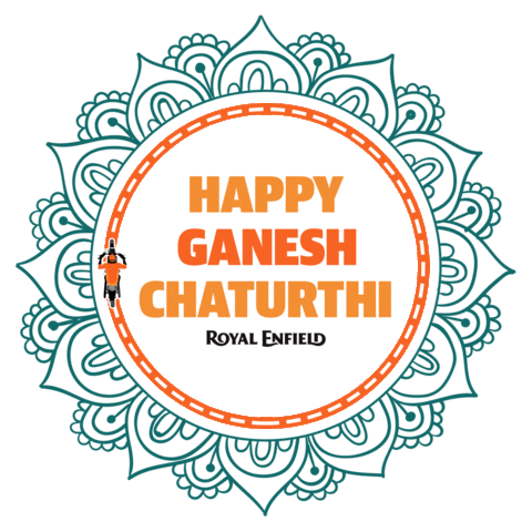 Ganesh Chaturthi Sticker by Royal Enfield