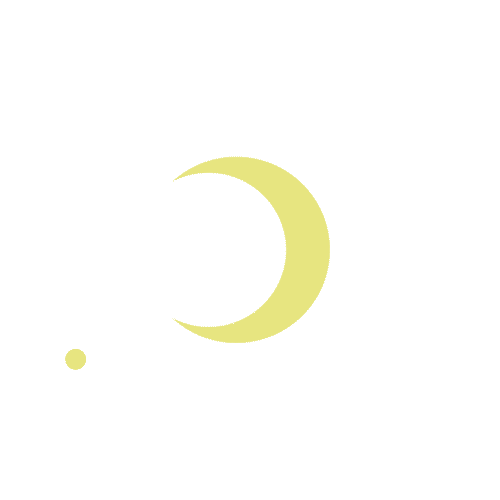 alibasdaysar cat logo design moon Sticker