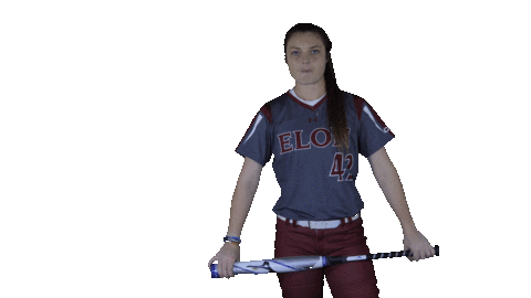 Elon Softball Sticker by Elon Phoenix