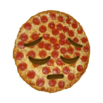sad pizza STICKER by imoji