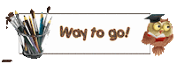 Way To Go Sticker